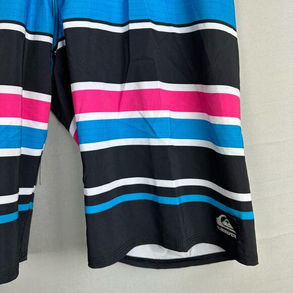 Quiksilver You Know This Men’s 29 Board Shorts Stretch Stripes - Picture 5 of 8
